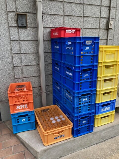 送料込＞②2個セット 雪印MEGMILK メグミルク 配達ケース コンテナ 