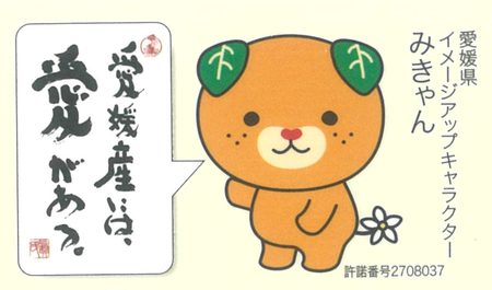 愛媛県イメージアップキャラクターみきゃん