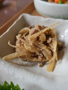ミルクきんぴらごぼう