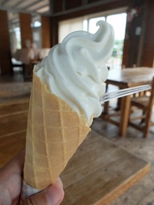 ソフトクリームもあります。