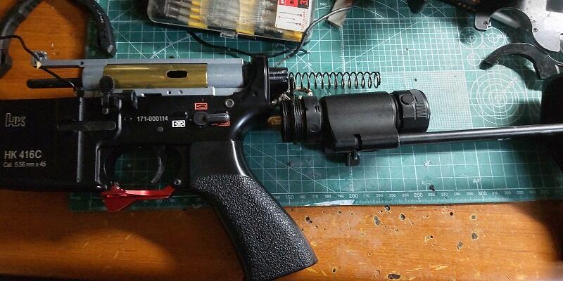 東京マルイ製次世代電動ガンHK416Cの修理 : 三河屋こと 東京マルイ製次世代電動ガンHK416Cの修理 : 三河屋こと