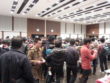 会場内