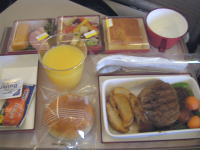 仁川−フランクフルト1回目機内食