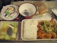 仁川−フランクフルト2回目機内食