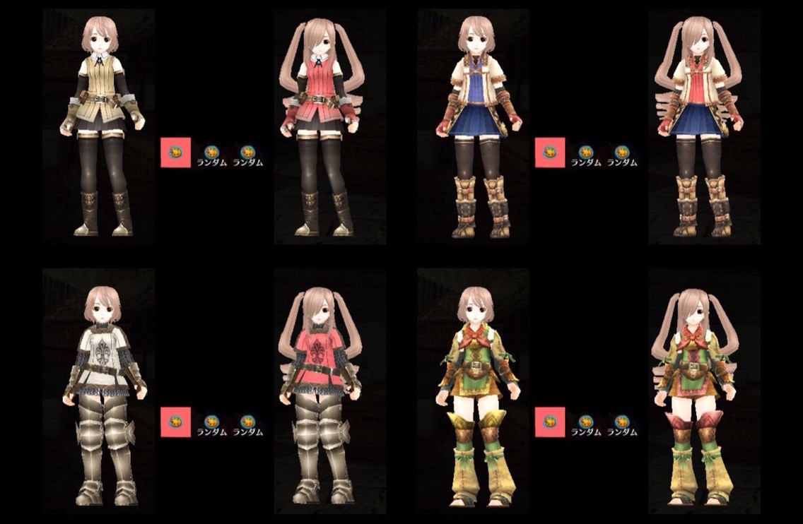 楓花 トーラムオンライン 染色カタログ 楓花 トーラムオンライン 染色カタログ