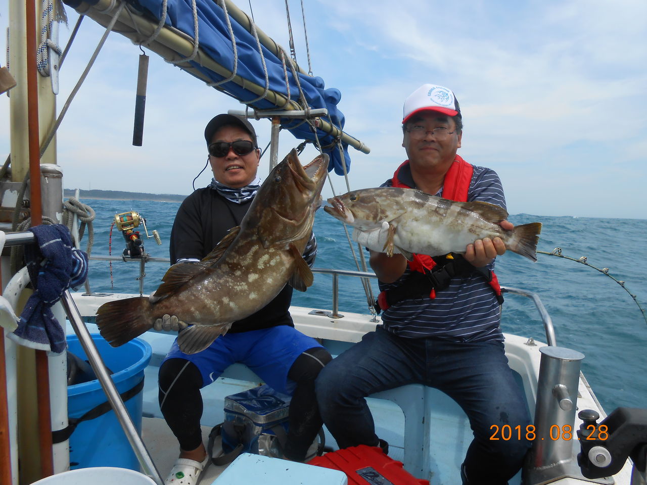 ２０１８年８月２７ ２８日御前崎クエ釣行 芦トロ日記 芦ノ湖レイクトローリング釣行記
