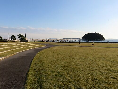 最強のパワースポットの竹島を望む 蒲郡市 フーちゃんのカメラウオッチング