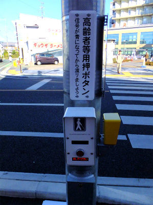 見たことありますか？ 高齢者等用押しボタン : フーちゃんのカメラ