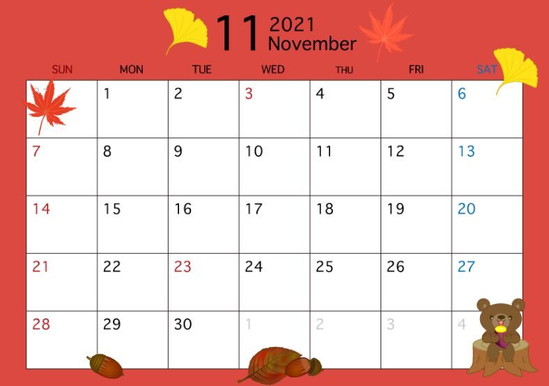 今日は何の日 11月の記念日 フーちゃんのカメラウオッチング