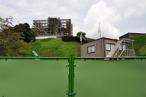 掛川城の天守閣など大規模修復で閉鎖中でした 掛川市 フーちゃんのカメラウオッチング