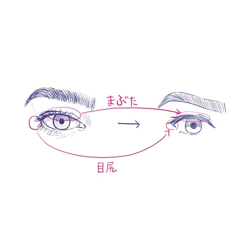目の絵リアルとデフォルメ
