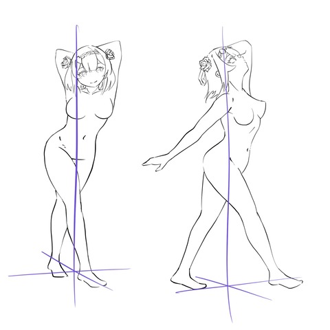自然な立ち絵補足
