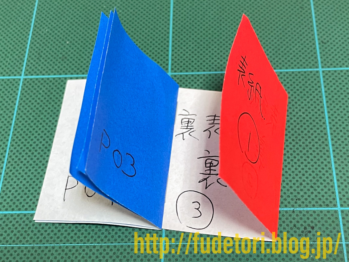 コピー本製本の仕方 中綴じ本 : ふでとり