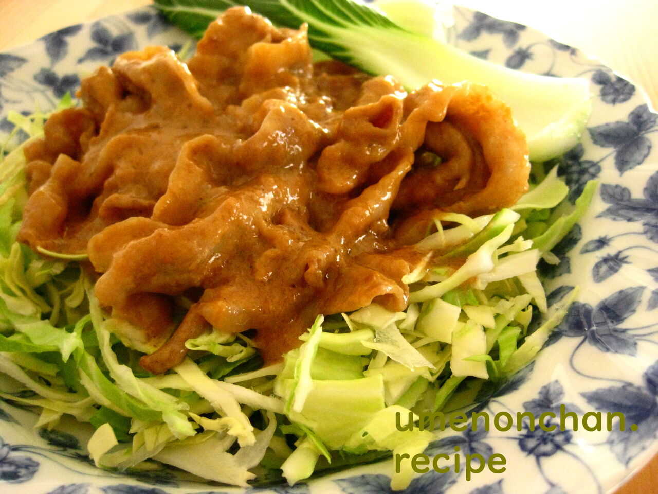 のんちゃんのお料理レシピ タレが絶品♪♪キャベツが進む豚焼肉。°