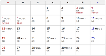 19年5月 建築吉日カレンダー 有限会社不動産リサーチ 公式サイト