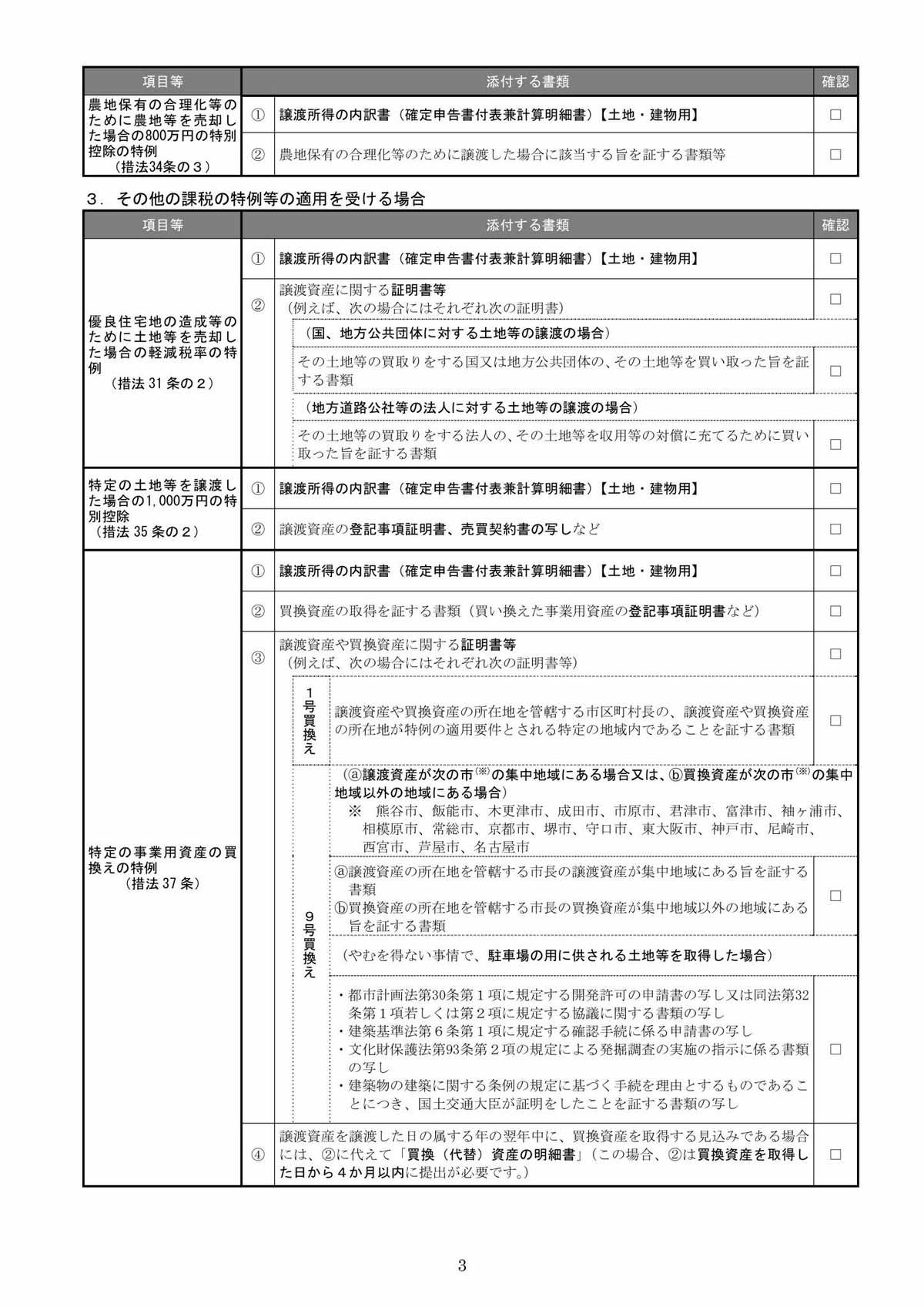 居住用財産を譲渡 売却 した場合の申告書添付書類 有限会社不動産リサーチ 公式サイト