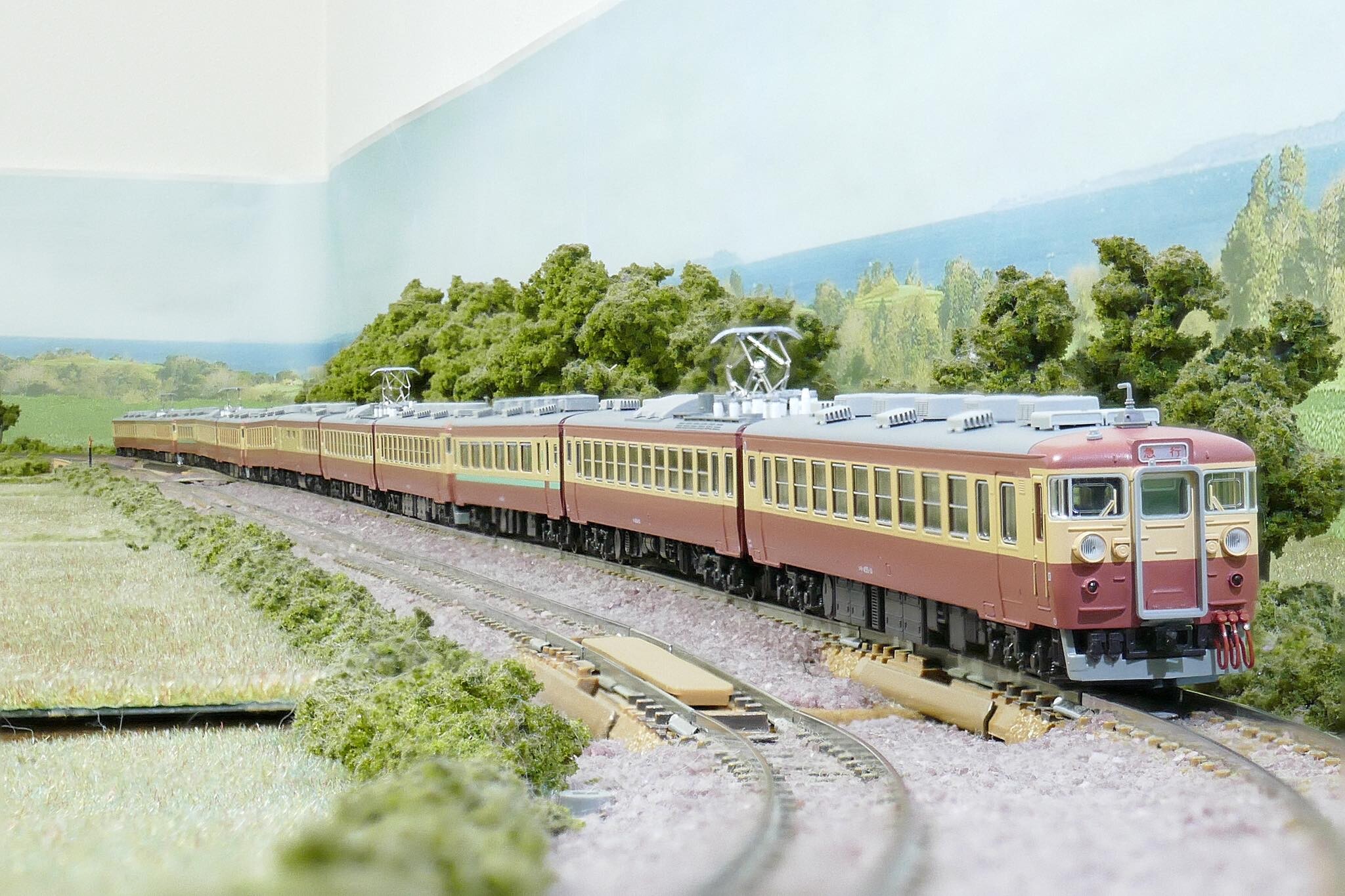 KATO 455系 急行「まつしま」 / 「ばんだい」 : 鉄道情景草案