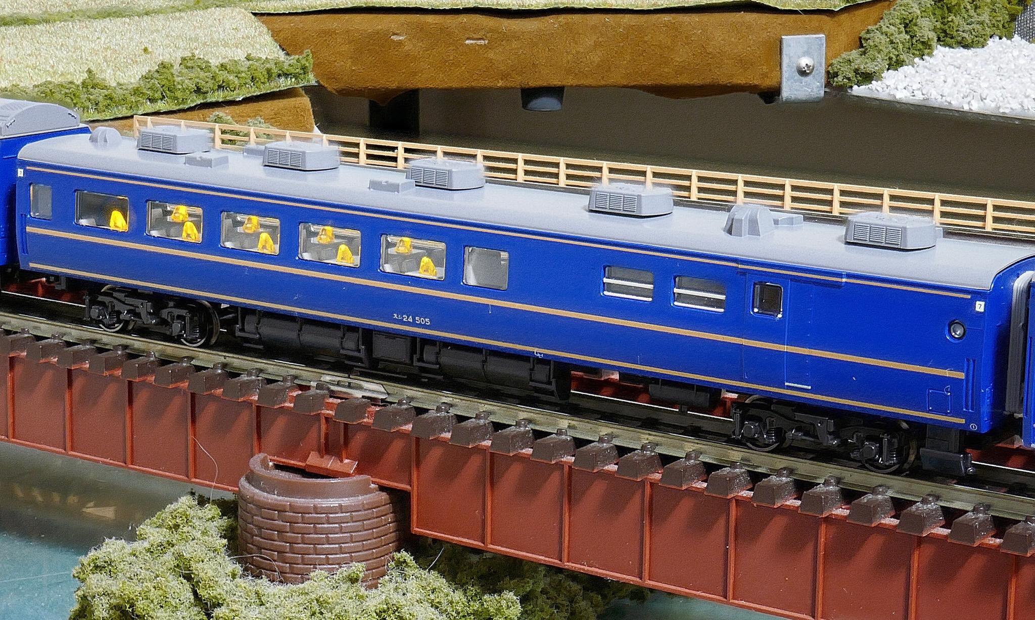 KATO 24系 北斗星 : 鉄道情景草案