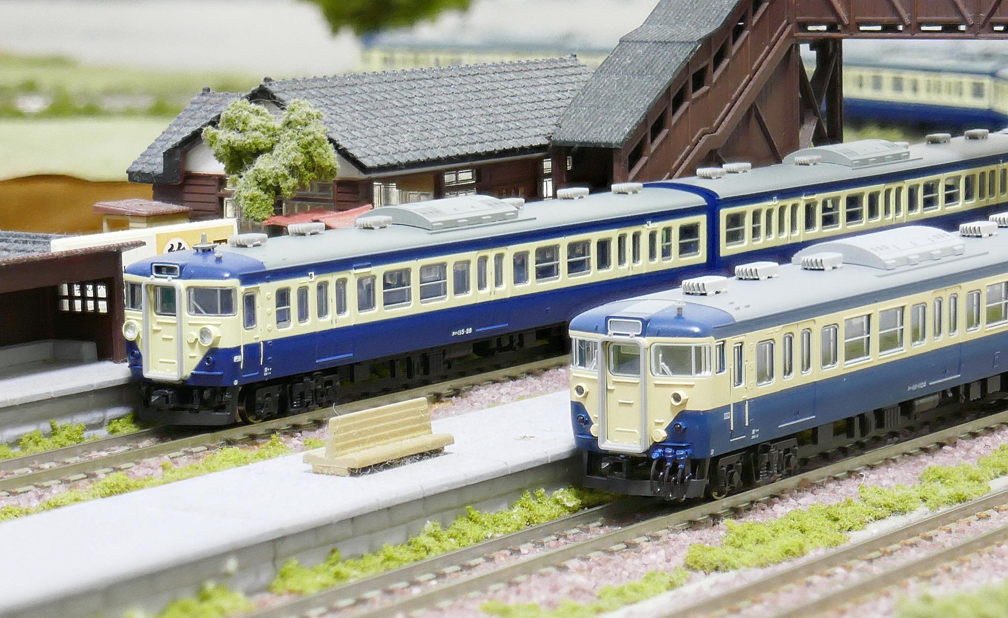 房総ローカル列車をKATO 113系 1000番台 横須賀・総武快速線セットで