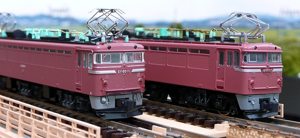 KATO EF80 : 鉄道情景草案