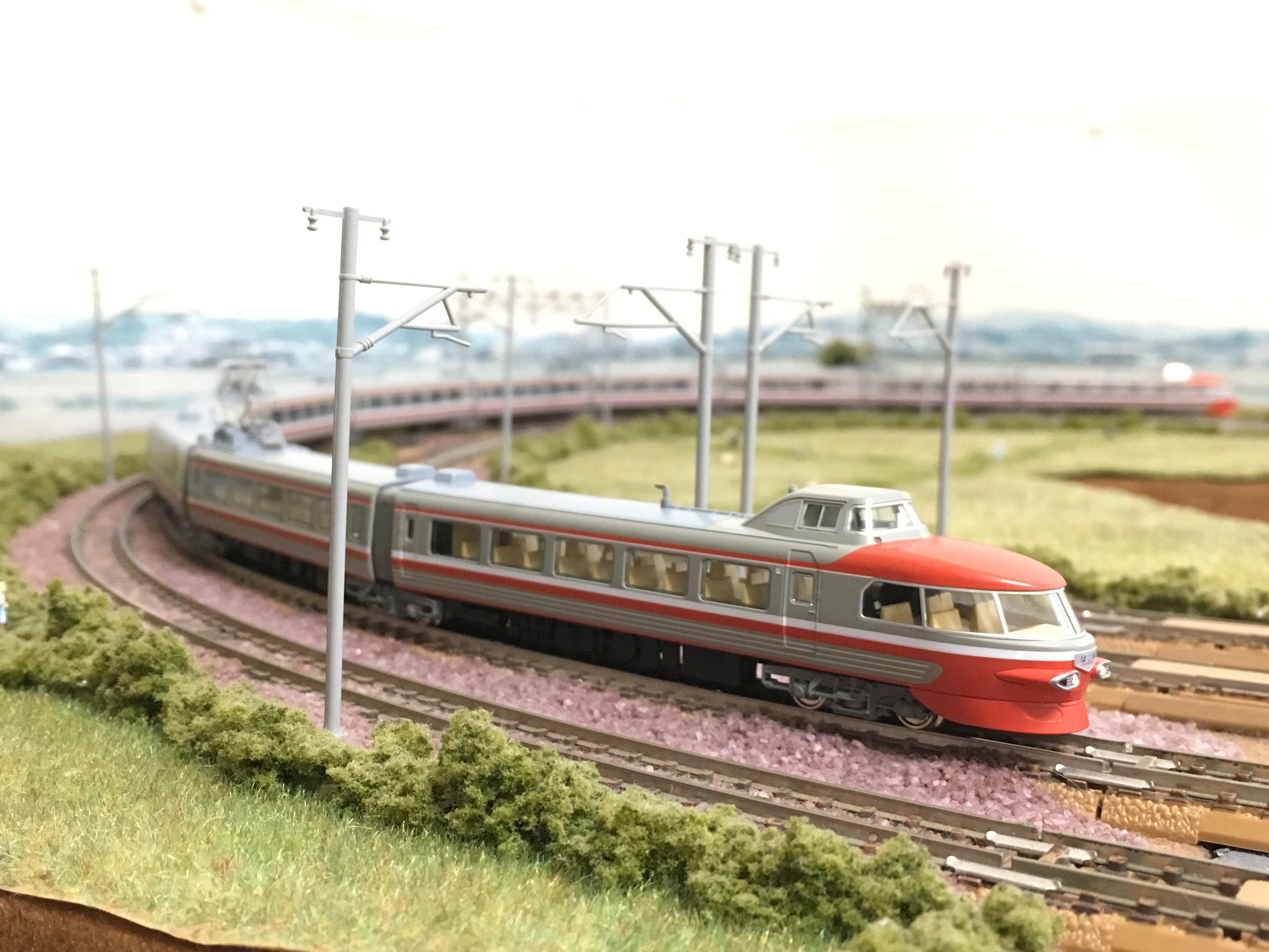 Kato小田急ロマンスカーnse 鉄道情景草案 Kato小田急ロマンスカーnse 鉄道情景草案