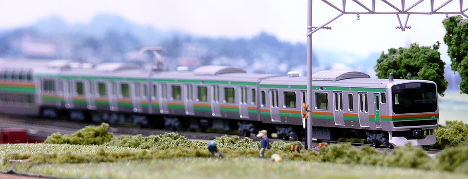 KATO E231系 : 鉄道情景草案