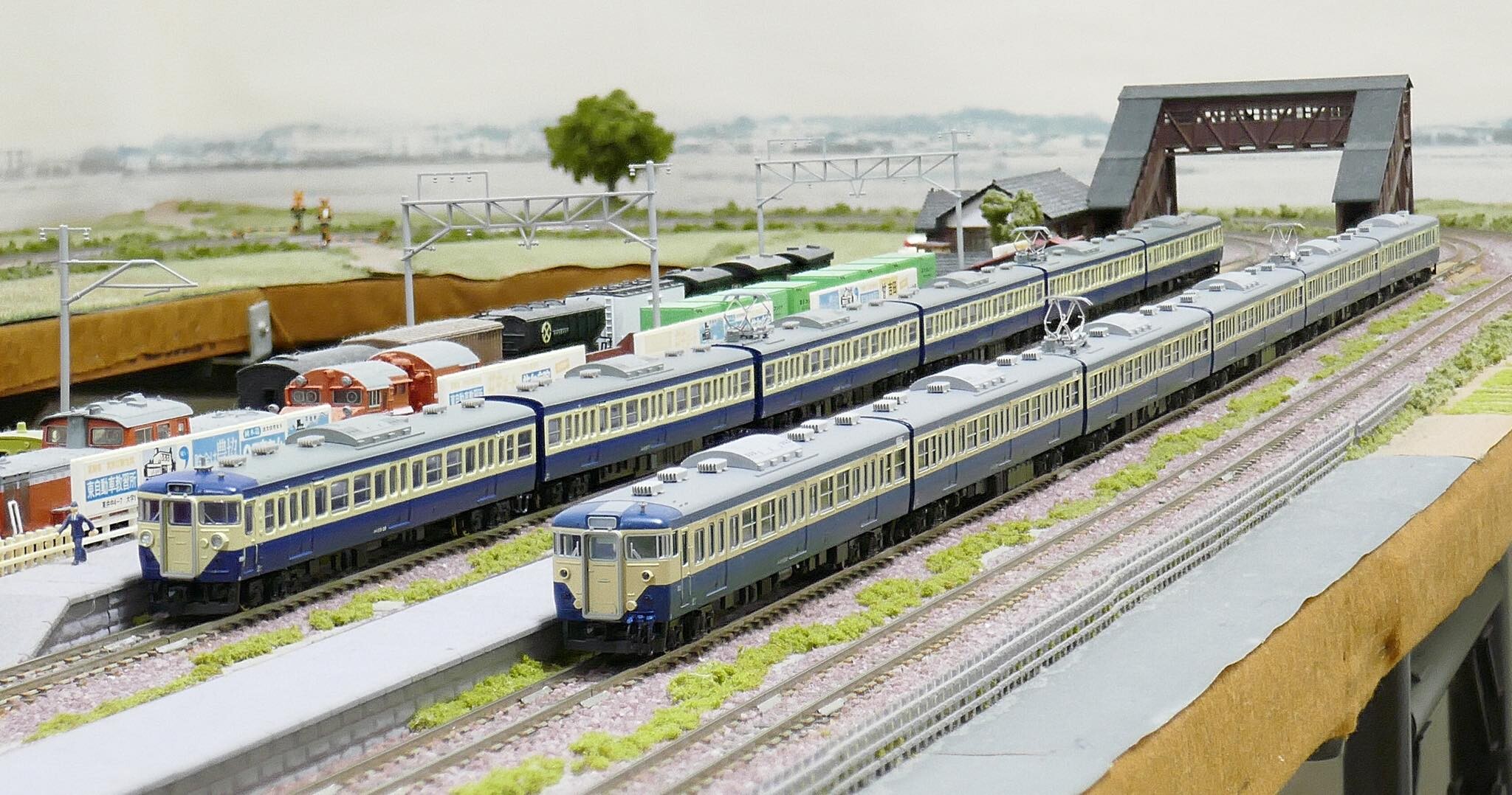 房総ローカル列車をKATO 113系 1000番台 横須賀・総武快速線セットで