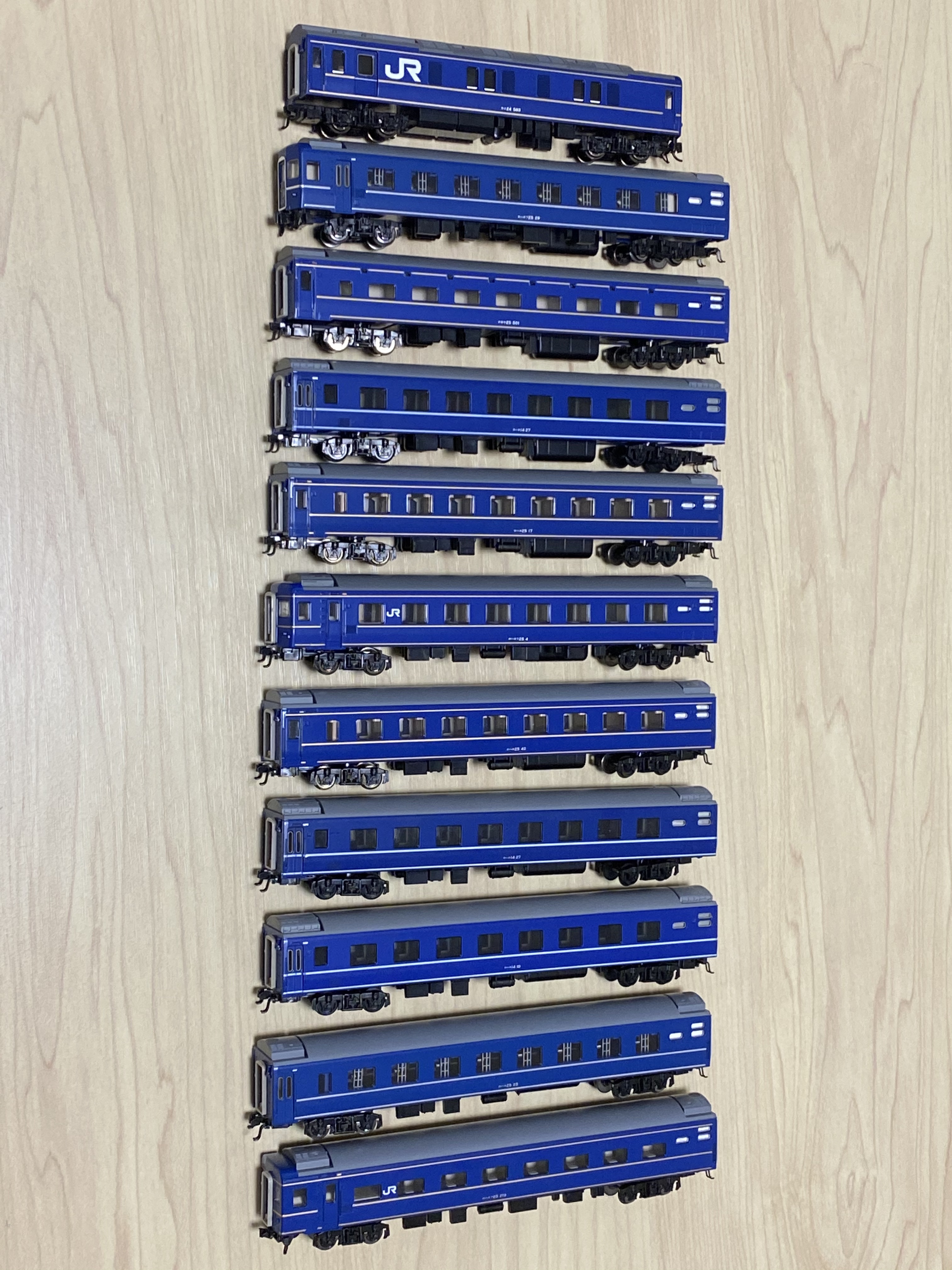 ゆうづる末期編成を再現 : 鉄道情景草案