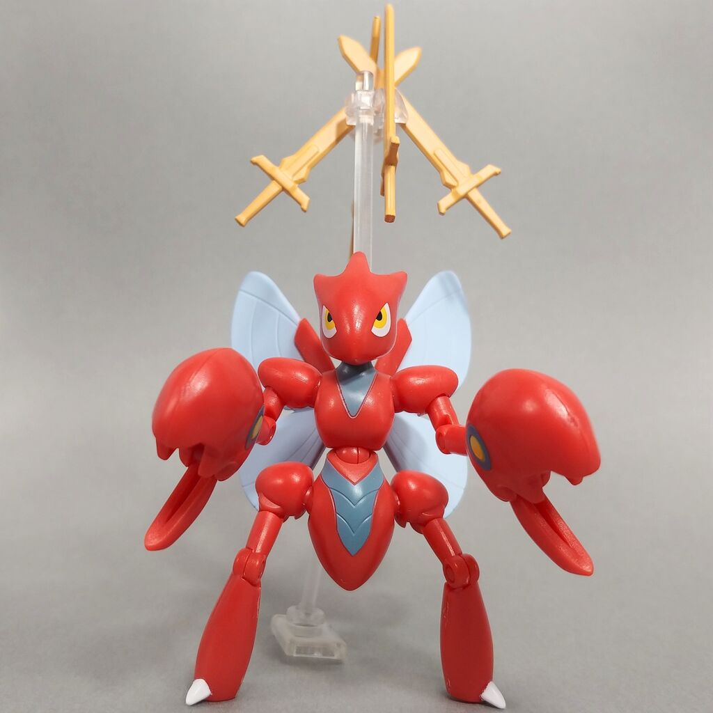 SHODO掌動ポケモン2 3 ハッサム+メタルクロー(5拡張パーツセット