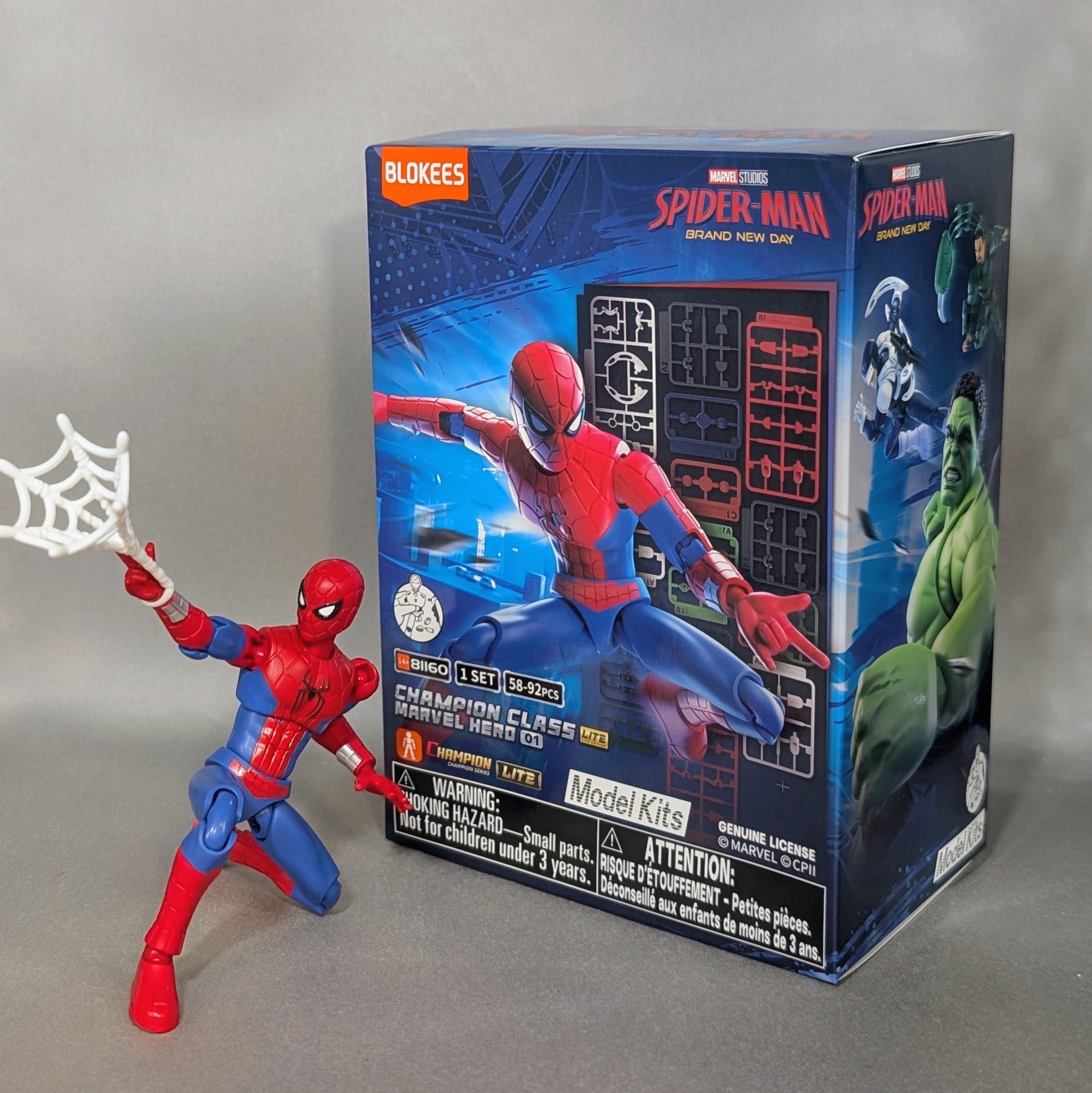 レビュー MARVEL HERO BlokeesChampionClassLite スパイダーマン