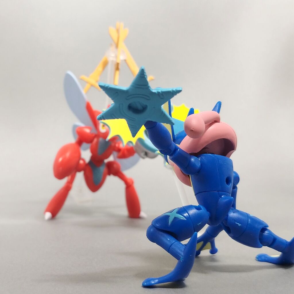 レビュー SHODO POKEMON2 ゲッコウガ、ハッサム、拡張