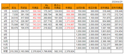 20240629sbi月次損益推移h