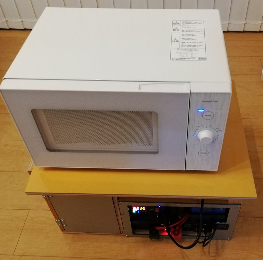 サブバッテリーのケースとレンジ台を作りました 太陽光発電と伊豆高原のブログ