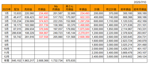20250710月次損益推移h