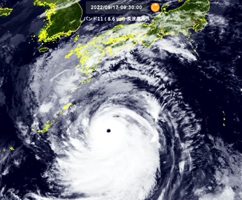 20220917台風14号