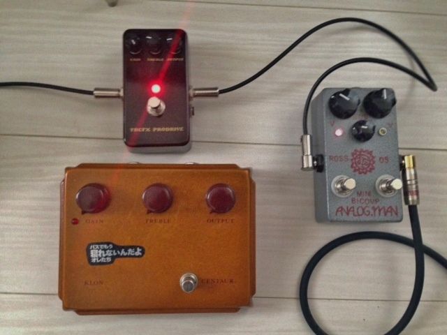 Kalamazoo Overdrive Limted Gold(Lovepedal)とG6120DC Chet Kalamazoo Overdrive Limted Gold(Lovepedal)とG6120DC Chet