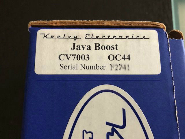 Java Boost 2018 Custom Shop Edition(Keeley Electronics Java Boost 2018 Custom Shop Edition(Keeley Electronics