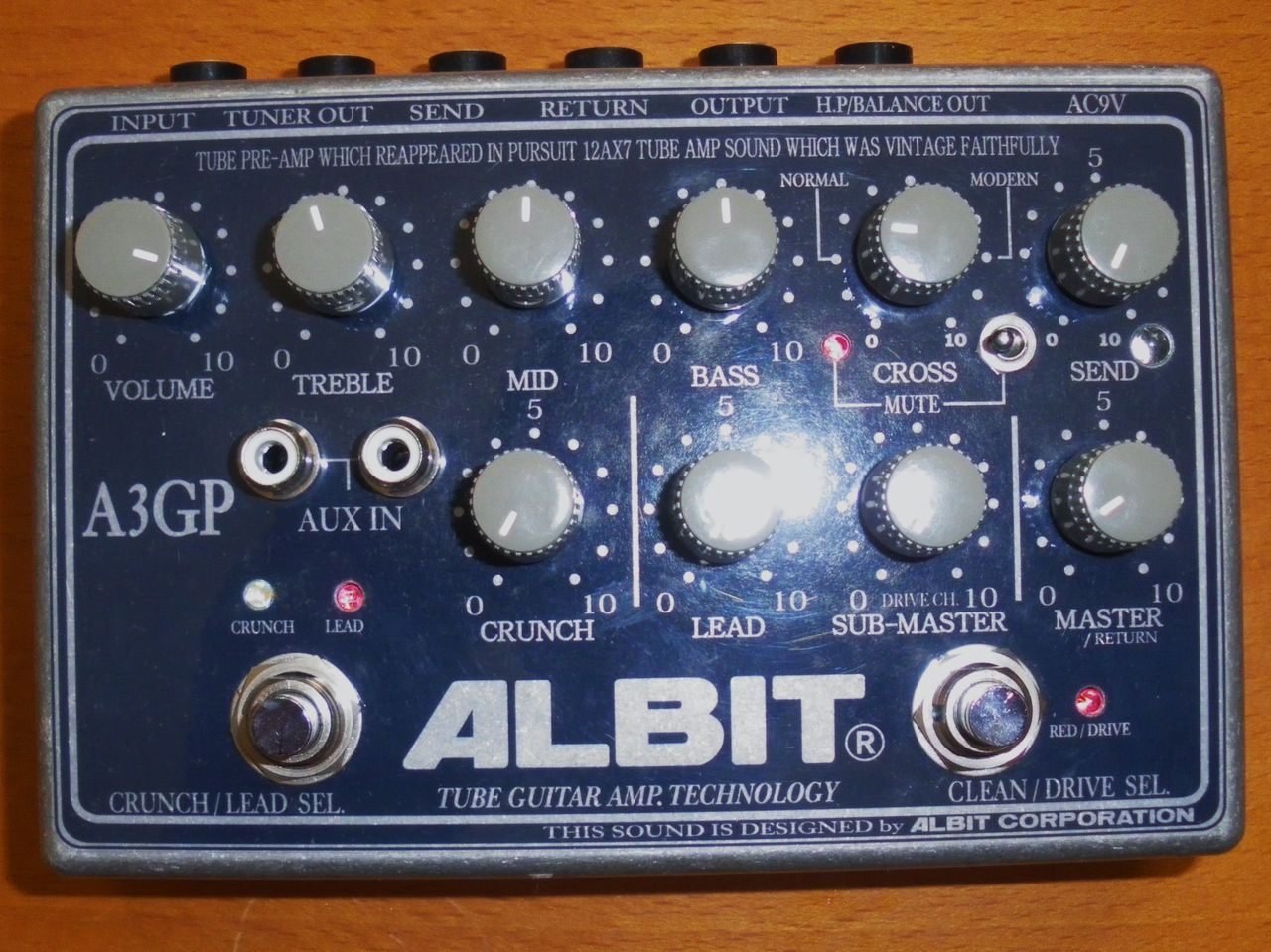 ALBIT GUITER PRE-AMP ギタープリアンプ A3GP MARKII rdzdsi3