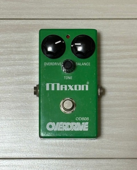 OD808(Maxon)~リイッシュー(初期型)10V対応品と9V対応品 OD808(Maxon)~リイッシュー(初期型)10V対応品と9V対応品