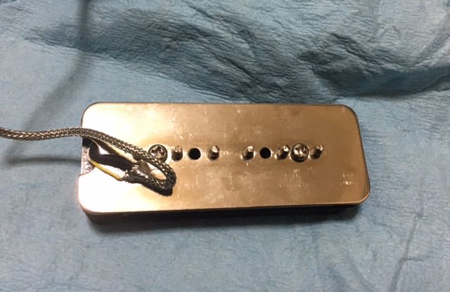 archtop tribute AT130 p90 ドッグイヤーピックアップ
