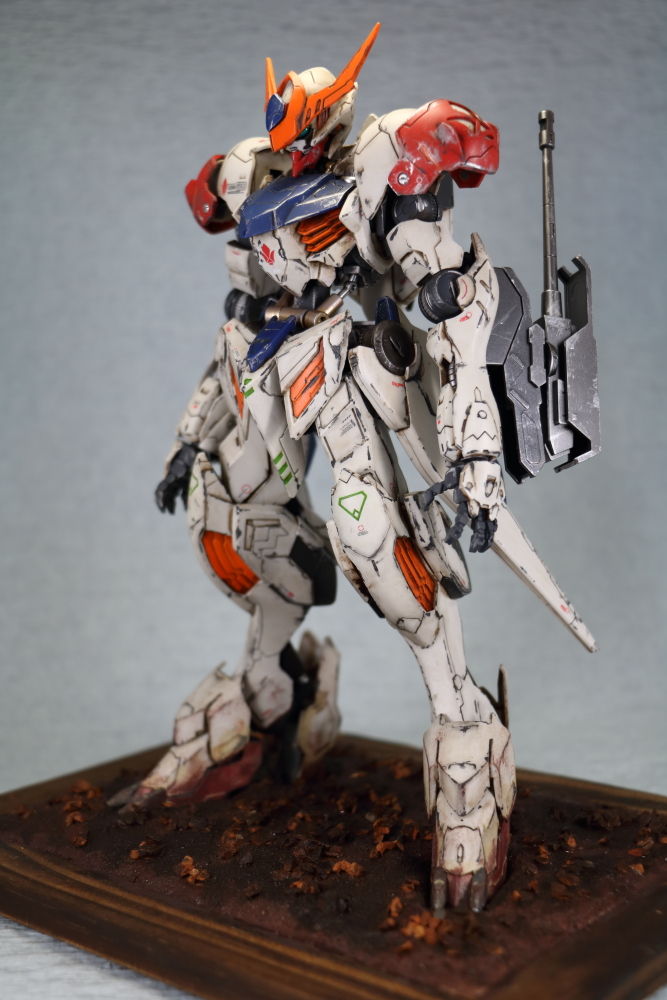 1/100バルバトスルプス ウェザリング＋ジオラマ作成 : ふじこのガンプラ