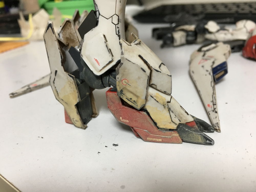 1 100バルバトスルプス ウェザリング ジオラマ作成 ふじこのガンプラ