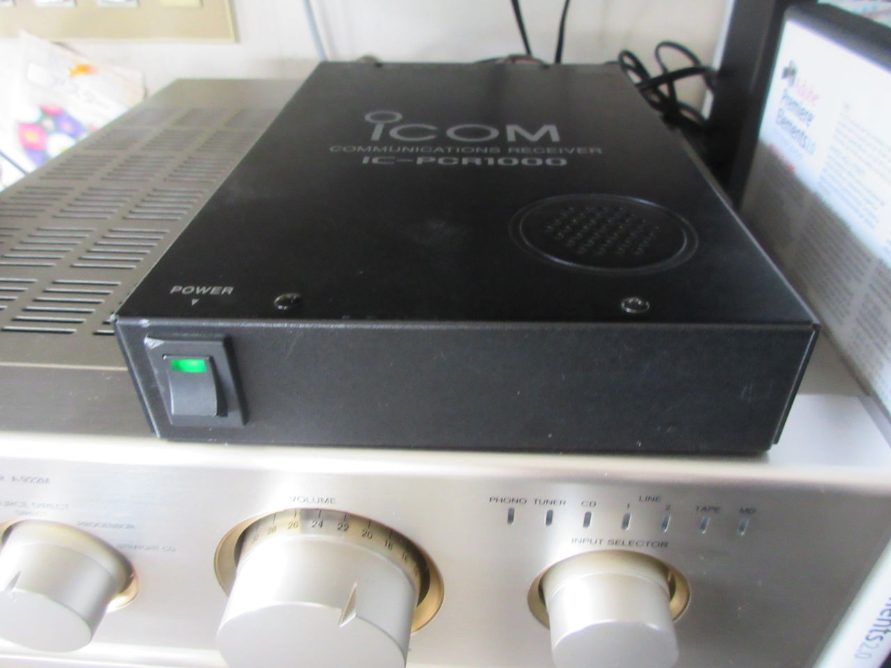 完動品】ICOM 高機能パソコン操作型レシーバー IC-PCR10000