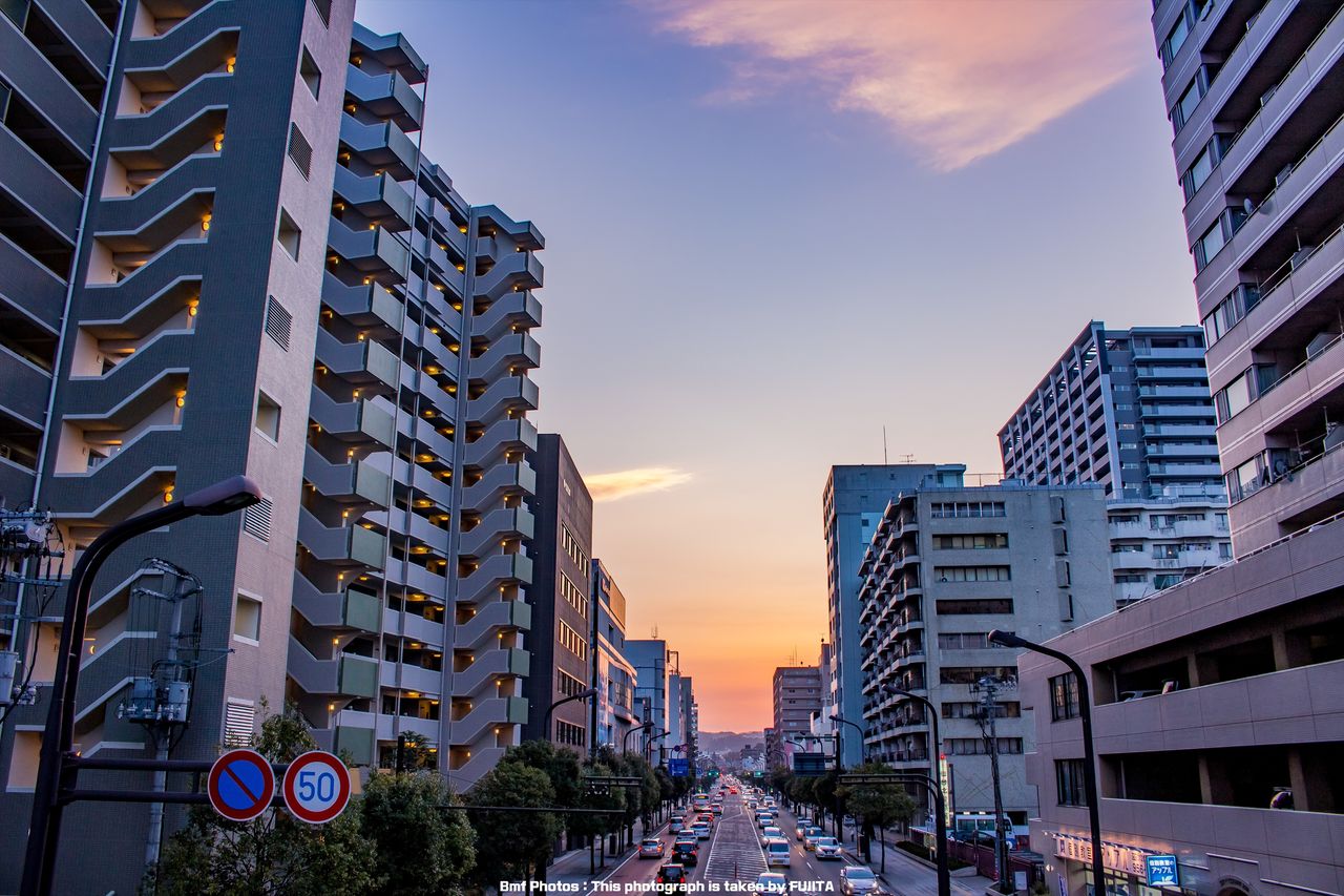 仙台風景 夜景撮影記録 18年3月13日 藤田街探訪
