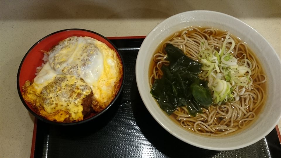 ミニひれかつ丼セット かけそば編 とあるバイトの富士そば日記