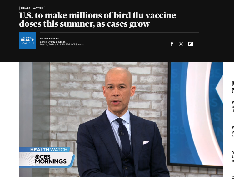 医学部の勉強 分子病理学 : U.S. to make millions of bird flu vaccine doses this ...