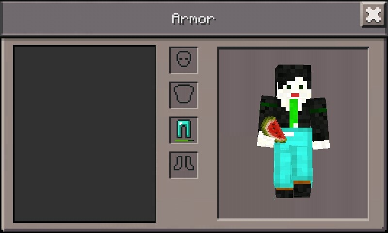 スキン変更 夏version Greenクラフトpe