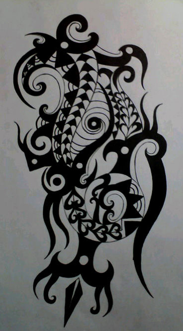 広島 タトゥー トライバル 下絵 : 広島タトゥー刺青/FUJIYAMA