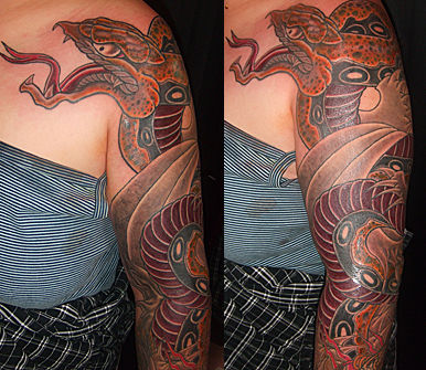 広島 タトゥー ウワバミ 広島タトゥー刺青 ｆｕｊｉｙａｍａ ｔａｔｔｏｏ