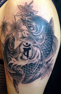 広島 タトゥー 夫婦鯉 広島タトゥー刺青 fujiyama tattoo 広島 タトゥー 夫婦鯉 広島タトゥー刺青 fujiyama tattoo